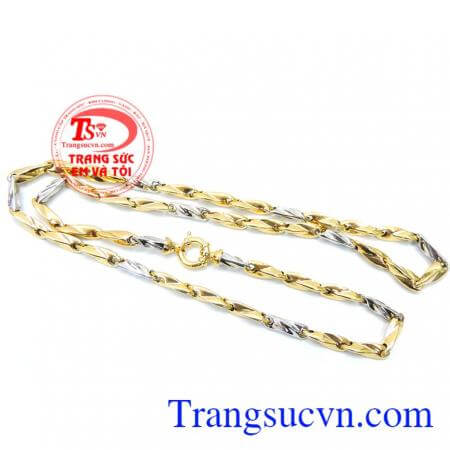 Dây chuyền nam vàng tây nam tính