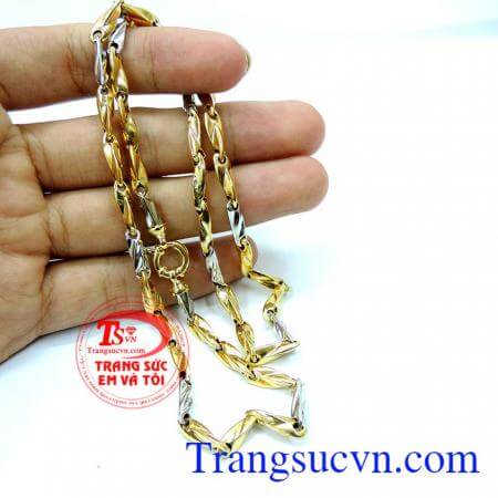Dây chuyền nam vàng tây nam tính