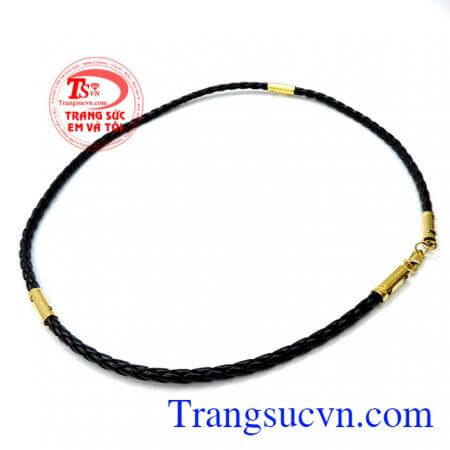 Sản phẩm dây da bọc vàng được đặt hàng theo yêu cầu