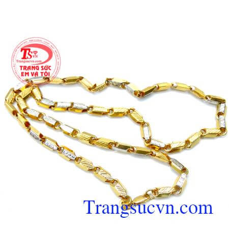 Dây chuyền nam vàng mạnh mẽ lịch lãm sản phẩm dành cho phái mạnh dây chuyền vàng nam khách hàng ưa chuộng thiết kế đẹp, phong cách