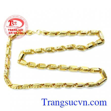 Dây chuyền nam vàng 10k giá rẻ bền đẹp,đeo hợp thời trang,dây chuyền nam làm nổi bật bản thân, chất lượng vàng đảm bảo mang lại màu vàng bền và sáng bóng
