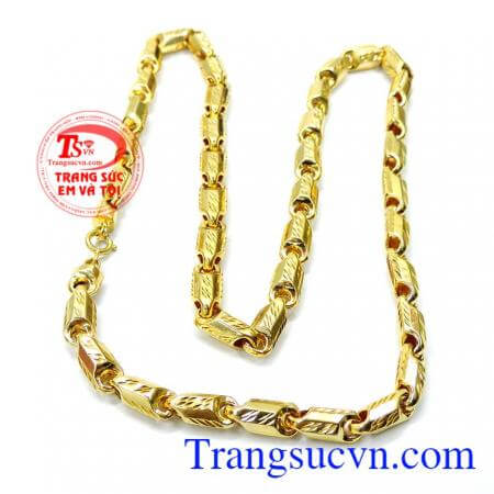 Dây chuyền nam vàng tây đẹp sang trọng