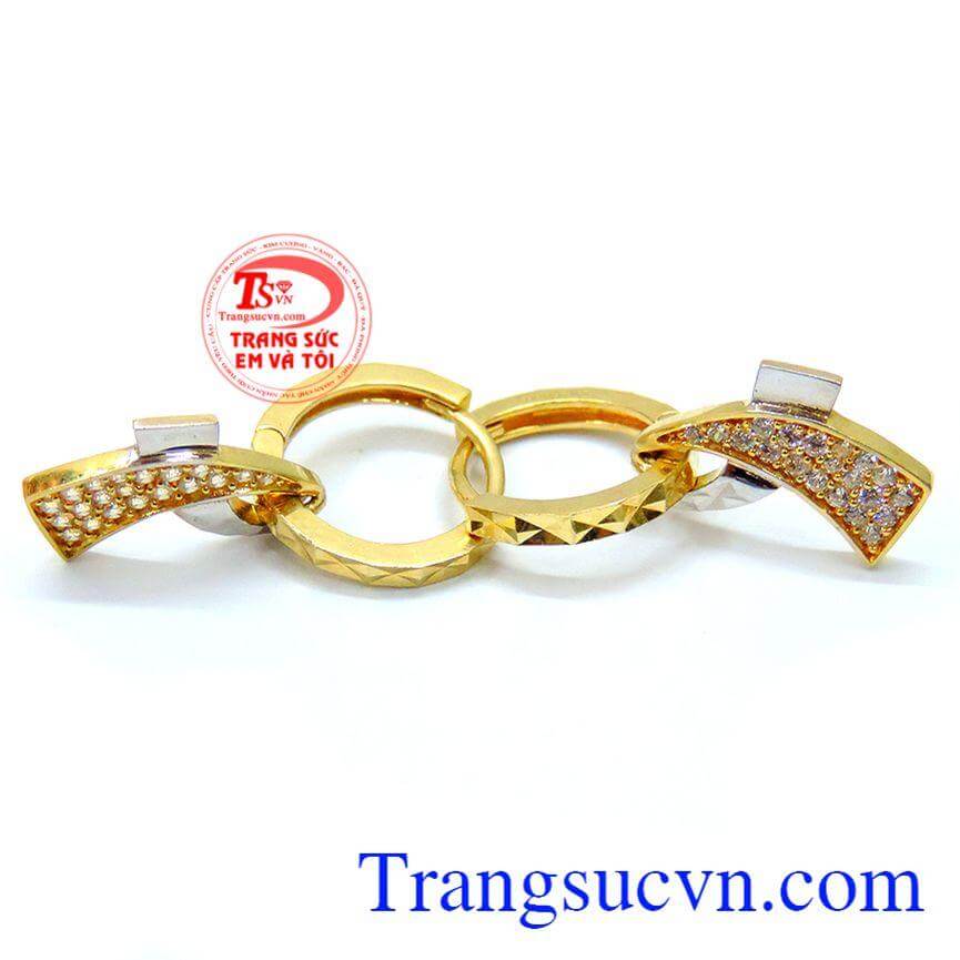 Đôi hoa tai đá đẹp TSVN