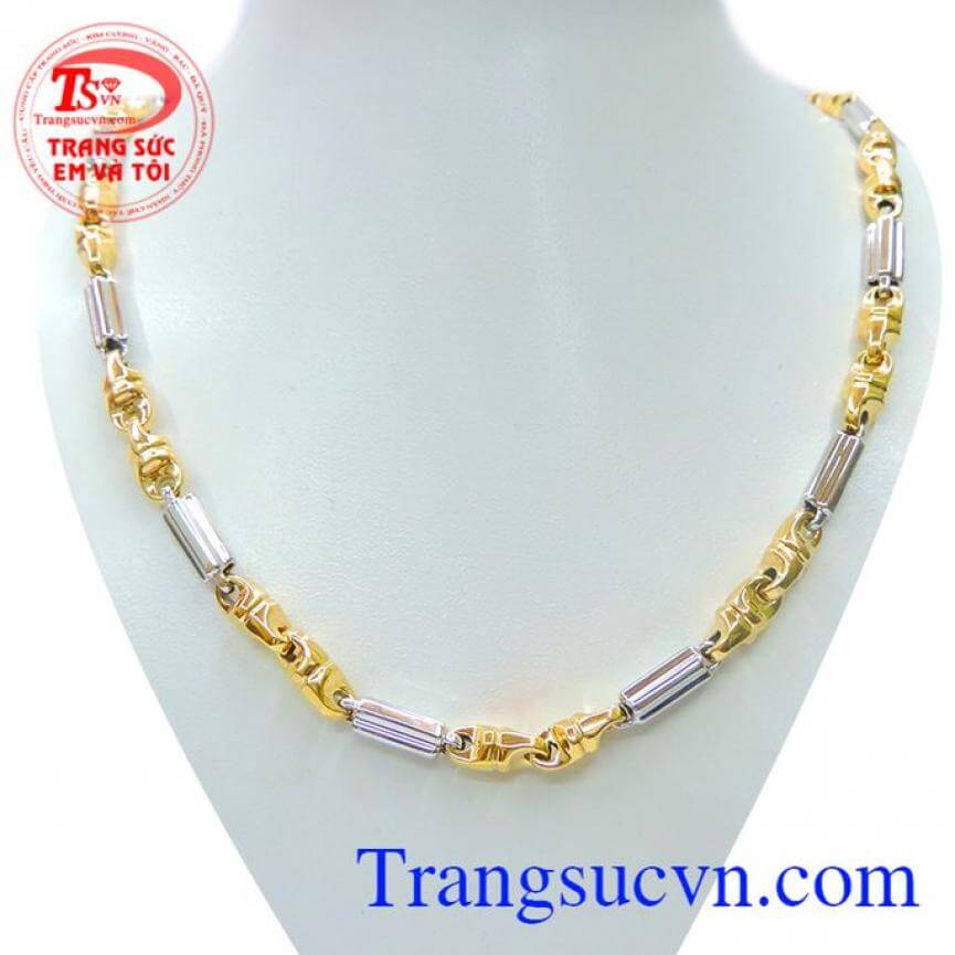 Dây chuyền nam giới 18k sang