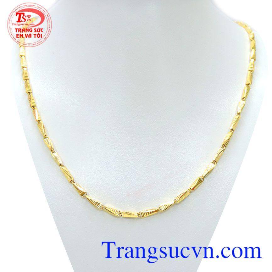 Dây chuyền nam mỏng manh 10k đẹp