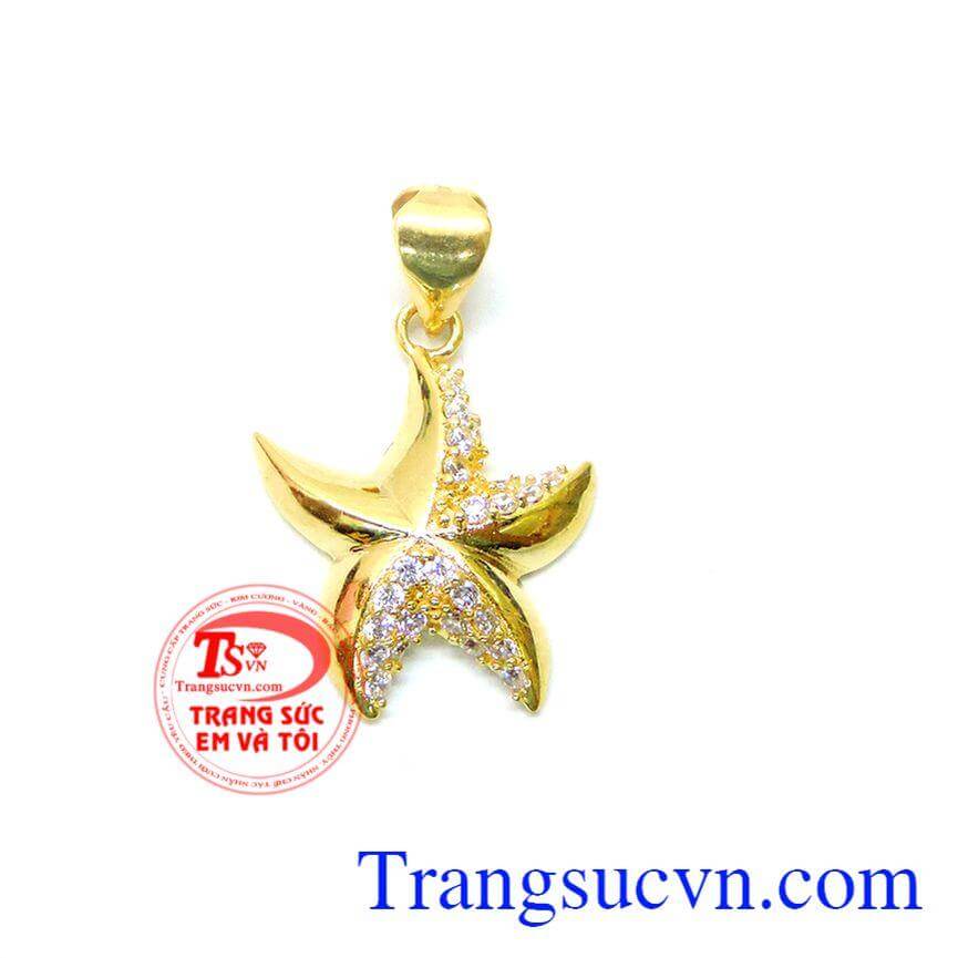 Mặt dây sao biển vàng mặn mà