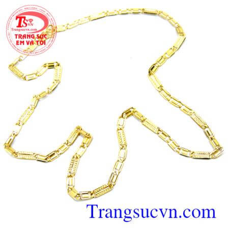 Dây chuyền nam mảnh vàng 10k đẹp kiểu đẹp sang trọng,dây chuyền vàng đảm bảo Uy tín, tinh tế hợp thời trang, khách hàng ưa chuộng nhiều năm Ưa chuộng dây chuyền vàng