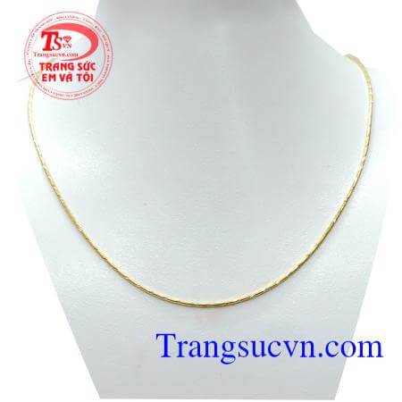 Dây chuyên nữ thời trang 18k