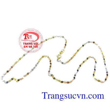 Dây chuyền vàng 18k dạng mảnh đẹp