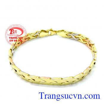 Lắc tay nữ vàng kiểu dáng sang trọng là lắc tay dành cho nữ sản phẩm đảm bảo chất lượng vàng.