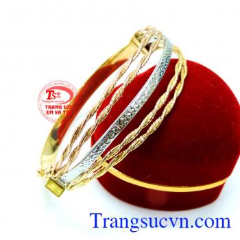 Vòng tay nữ vàng quý phái