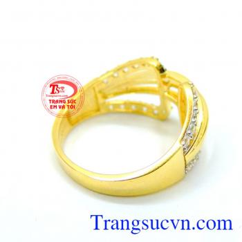 Nhẫn nữ vàng 10k hạnh phúc