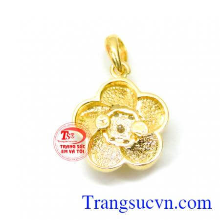 Mặt dây korea bông hoa 5 cánh