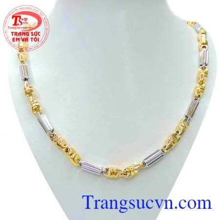 Dây chuyền nam giới 18k sang