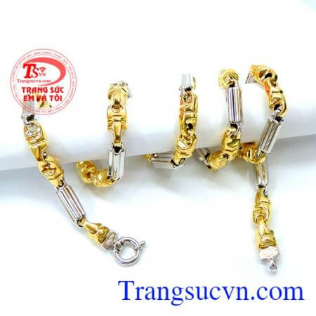 Dây chuyền nam giới 18k sang