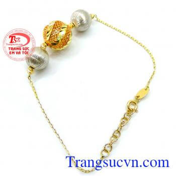 Bán sản phẩm lắc nữ hạt tròn với thiết kế và chế tác tinh tế. 