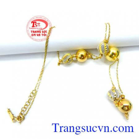 Dây chuyền nữ vàng tây