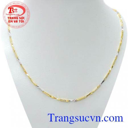 Bộ dây chuyền vàng nữ cá tính chất lượng.