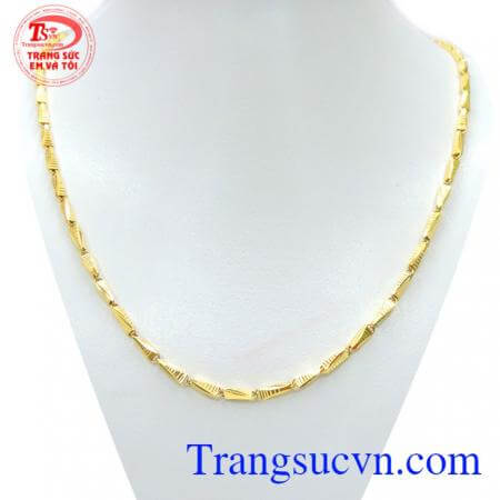 Dây chuyền nam mỏng manh 10k đẹp thể hiện đẳng cấp dành cho nam đeo hợp thời trang và sang trọng, chất lượng đảm bảo,vàng sáng bóng, Uy tín - Hàng Việt Nam Chất Lượng Cao