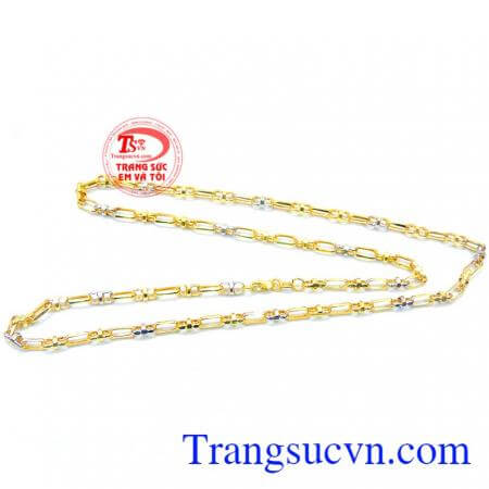 Dây chuyền nam vàng thời trang 10k là dây vàng tây 10k giá cả hợp lý,đeo hợp thời trang, sang trọng và sáng bóng