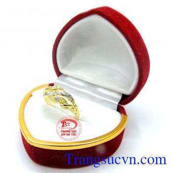Nhẫn nữ vàng thời trang quý phái với kiểu nhẫn nữ đẹp, giá chuẩn.