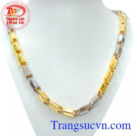 Dây chuyền nam vàng 10k mạnh mẽ dây chuyền vàng đeo hợp thời trang, chất lượng dây chuyền vàng đảm bảo chât lượng và uy tín. khách hàng ưa chuộng nhiều năm liền