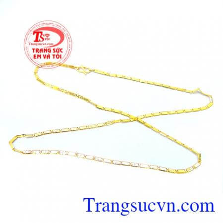 Dây chuyền nữ vàng tây sang trọng