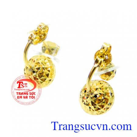 Hoa tai dior 18k nữ tính