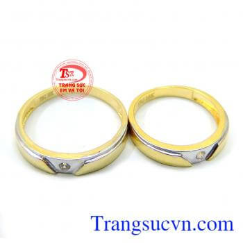 Nhẫn cưới vàng giá rẻ đẹp sang trọng kinh tế cho đôi bạn trẻ