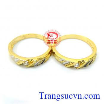 Nhẫn cưới vàng giá rẻ đẹp sang trọng kinh tế cho đôi bạn trẻ