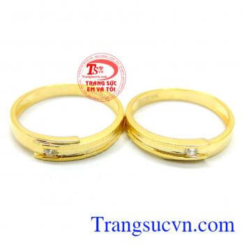 Nhẫn cưới vàng giá rẻ đẹp sang trọng kinh tế cho đôi bạn trẻ