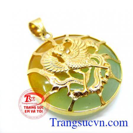 mặt ngọc bọc vàng đẹp, đeo phong thủy, mặt ngọc, mặt ngọc bọc vàng, giao hàng toàn quốc, Mặt ngọc cẩm thạch bọc vàng 10k