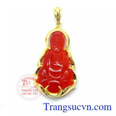 Mặt quan âm sang trọng bọc vàng mang lại nhiều may mắn trong công việc cũng như trong cuộc sống