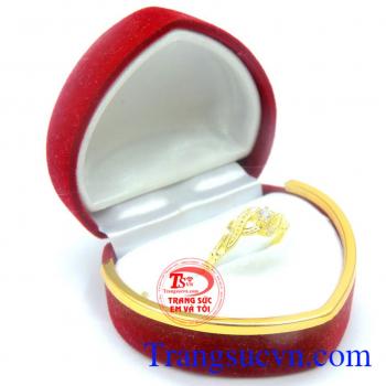 Nhẫn vàng nhỏ nhỏ xinh xinh nhẫn nữ thời trang đẹp.