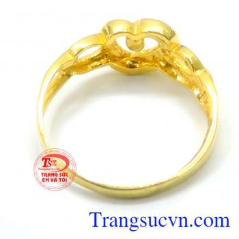 Nhẫn nữ trái tim yêu thương