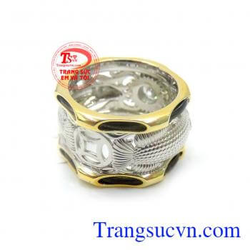 Nhẫn nữ vàng cá 18k thời trang