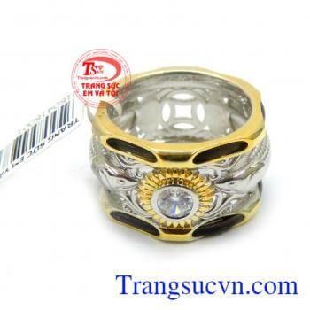 Nhẫn nữ vàng cá 18k thời trang