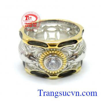 Nhẫn nam vàng cá sang trọng