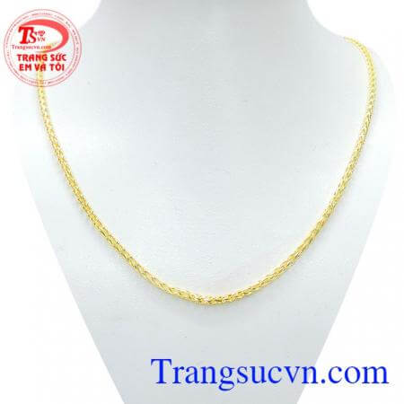 Dây chuyền nam vàng 18k đẹp