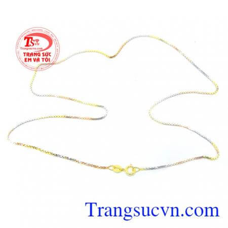 Dây chuyền nữ tính 18k yêu thương