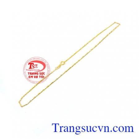 Dây trẻ em vàng 14k đẹp