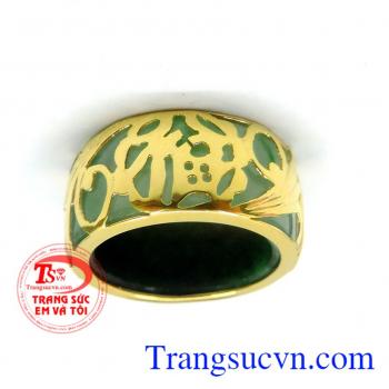 Nhẫn nữ vàng tây dành cho phái đẹp, đeo hợp thời trang và quý phái