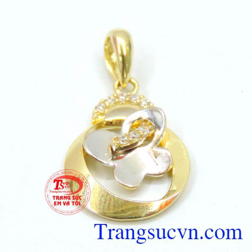 Mặt dây bướm đẹp thời trang 10k