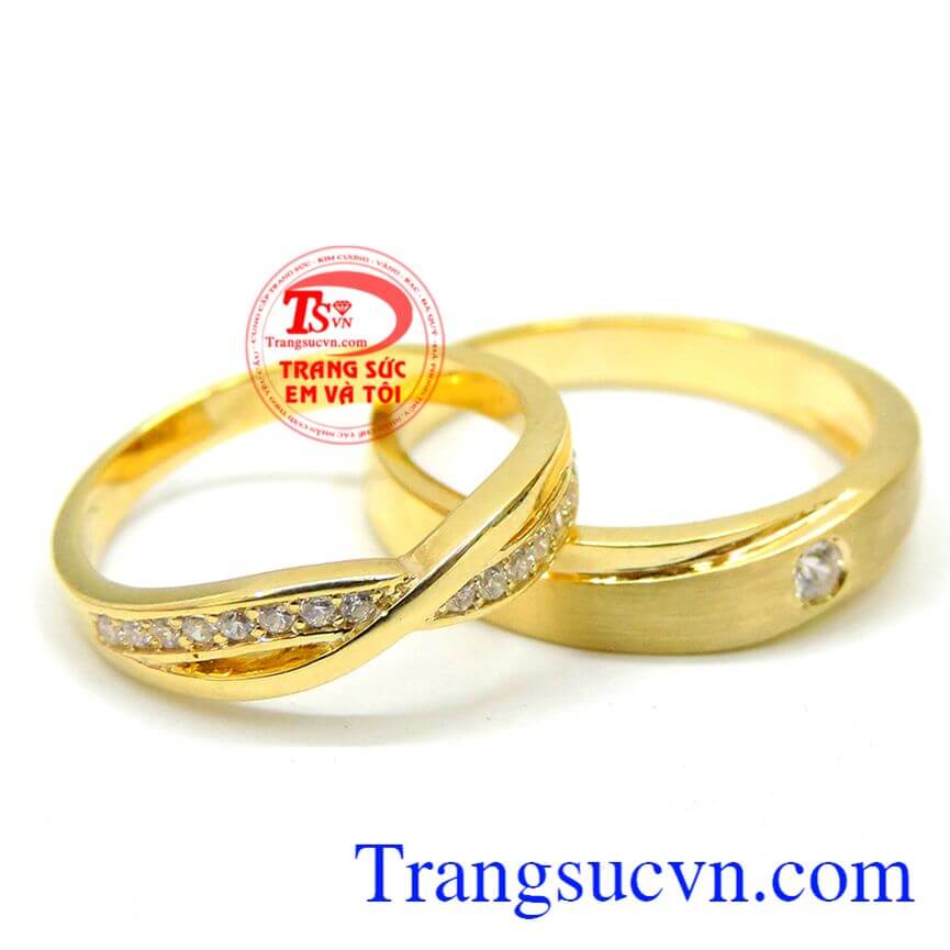 Nhẫn cưới vàng 14k tình yêu vĩnh cửu là món quà ý nghĩa nhất dành cho ngày cưới trọng đại