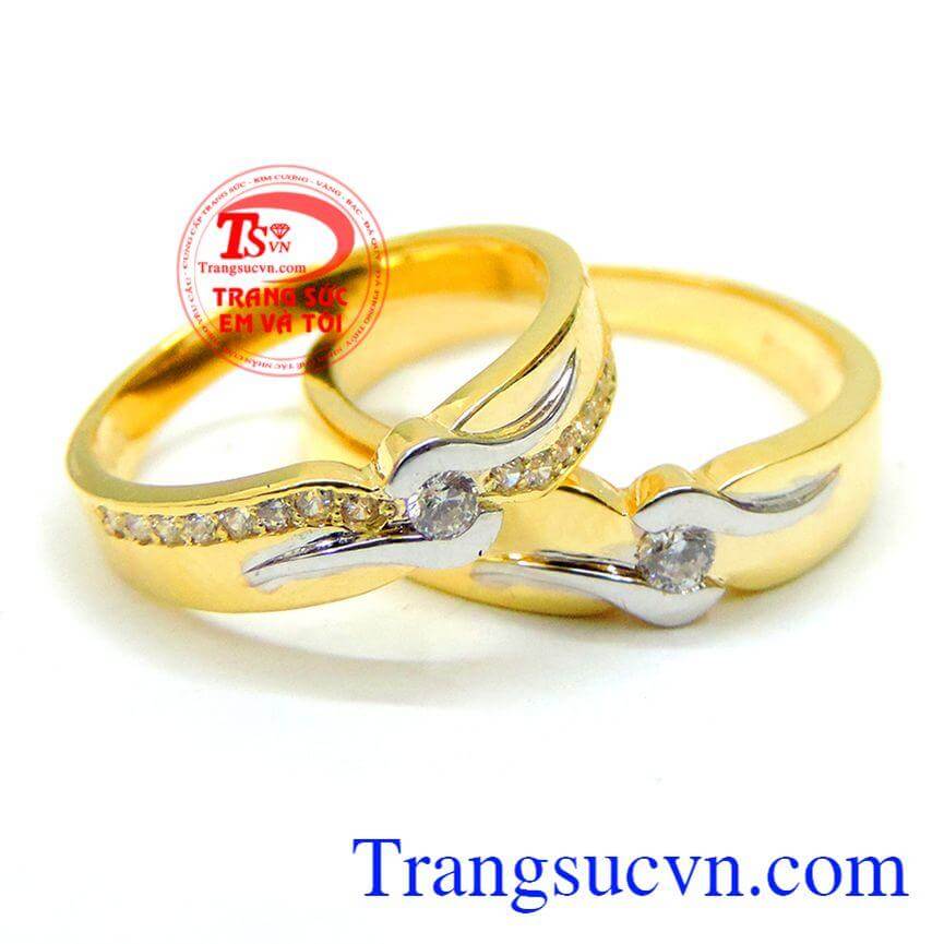 Nhẫn cưới 14k tình yêu bền đẹp