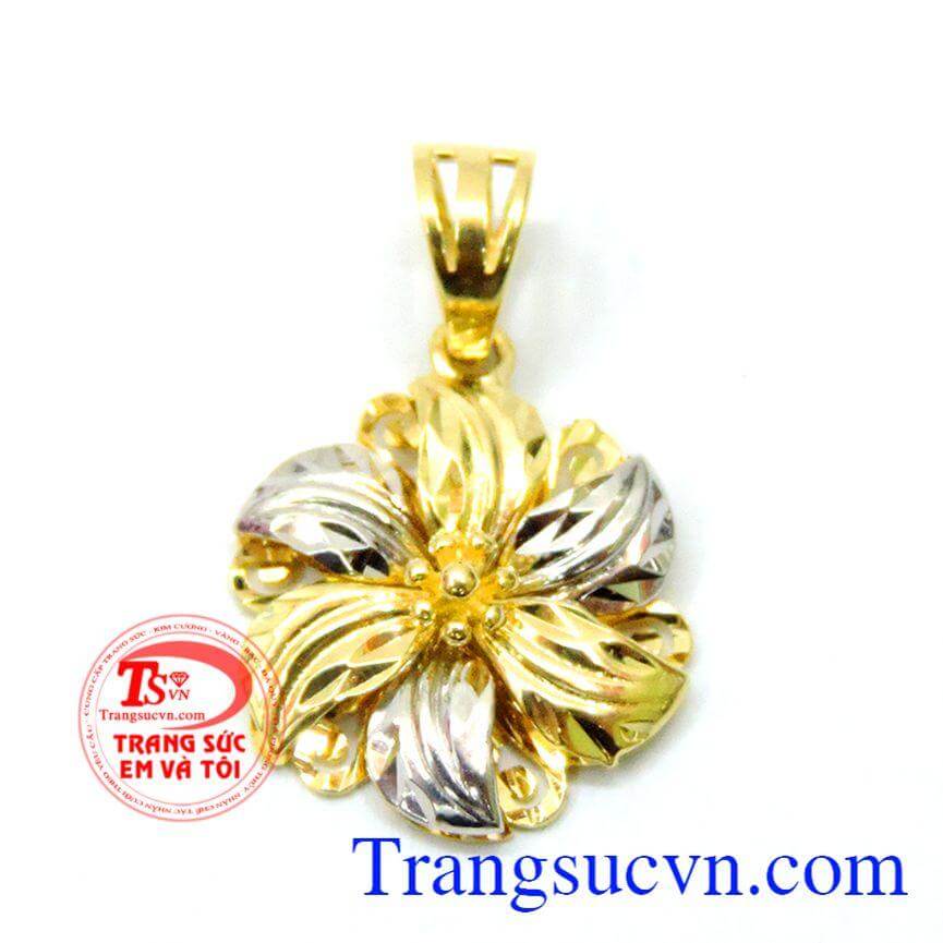 Mặt nữ 10k hoa đẹp sáng bóng