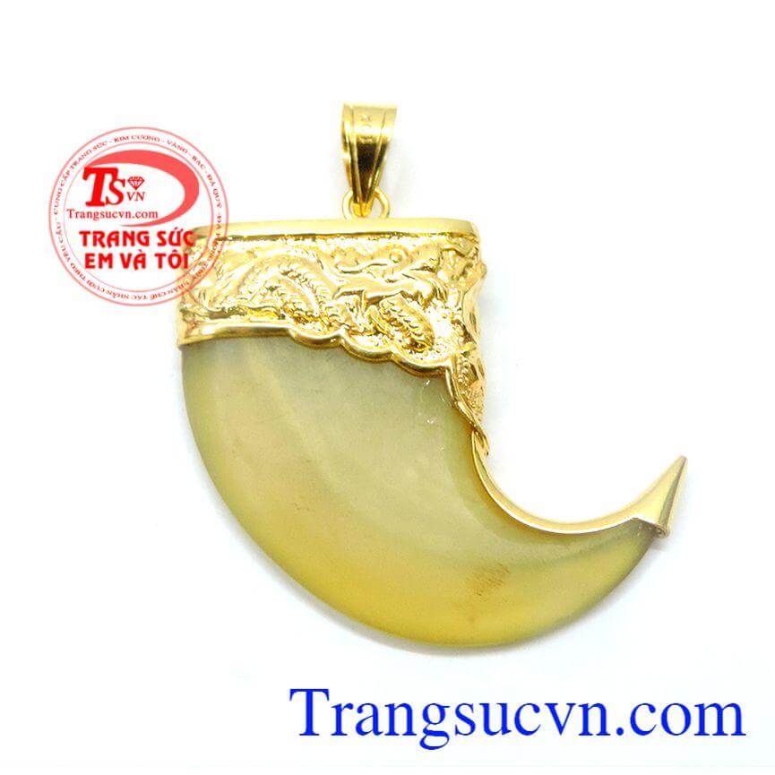 Nanh bọc rồng vàng 10k nam tính