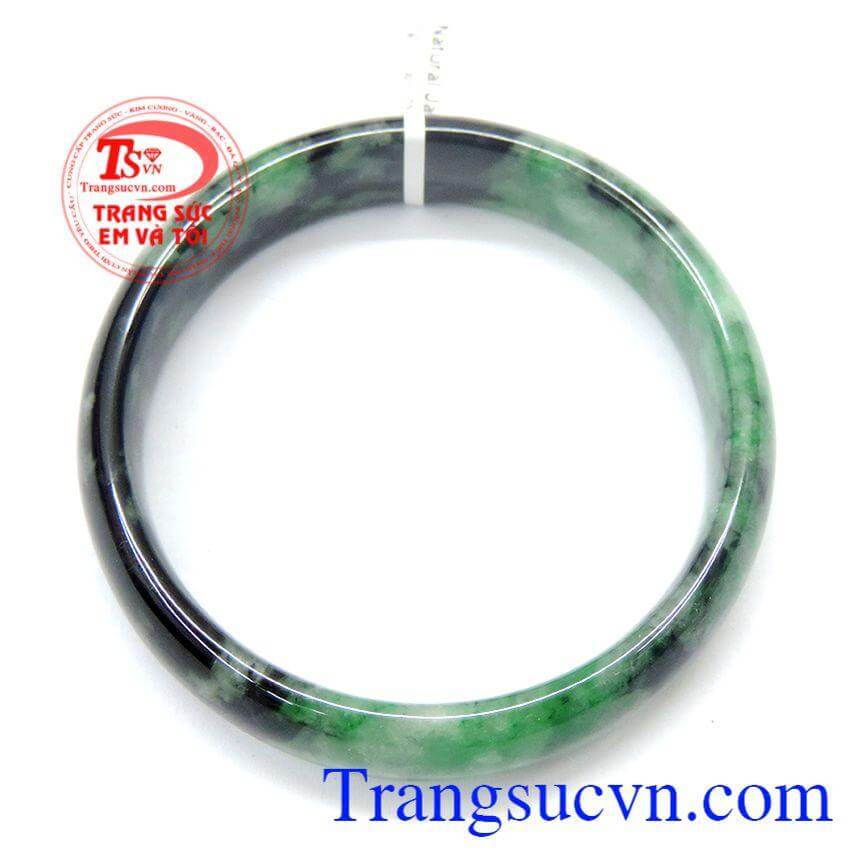Vòng ngọc vân xanh may mắn