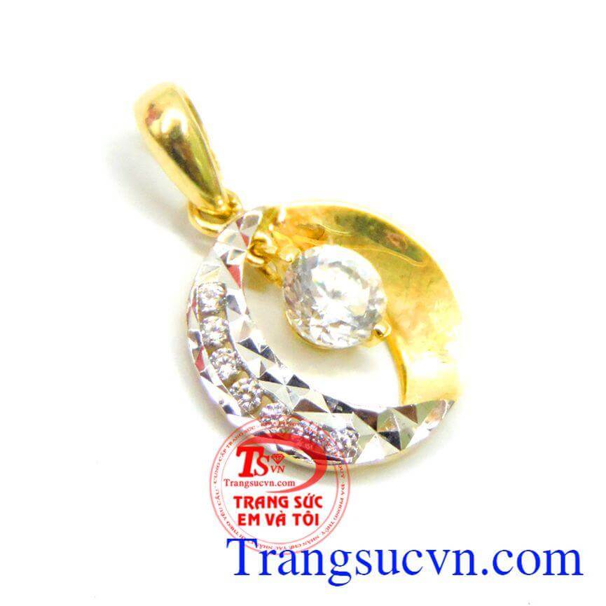 Mặt nữ vàng 10k đá đẹp TSVN