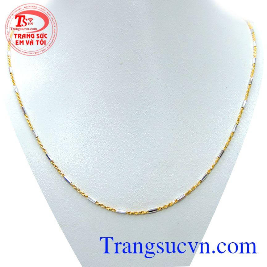 Dây chuyền vàng tây 18k